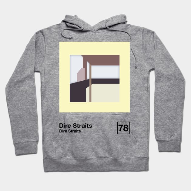 Dire Straits / Minimalist Style Graphic Poster Design Hoodie by saudade